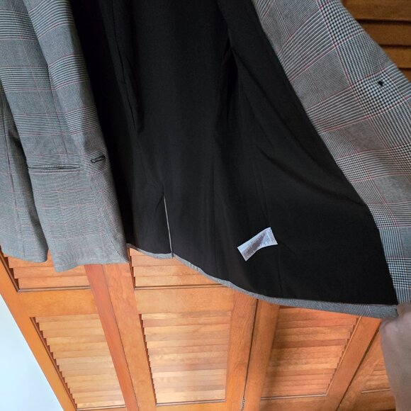 Lauren Ralph Lauren Women's 1 Button Blazer Jacket Size 4 Grey - Picture 6 of 8